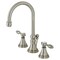 Kingston Brass KS2988TAL Tudor Widespread Bathroom Faucet W/Brass Pop-Up, Brushed Nkl KS2988TAL - alternate 1